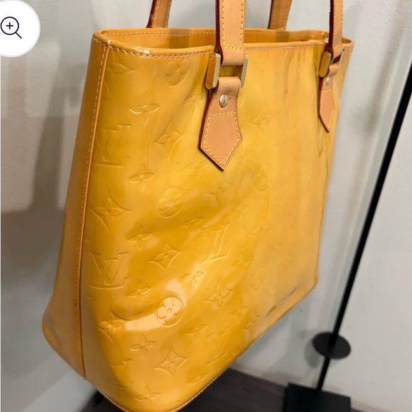 LOUIS VUITTON Yellow Ombre Vernis Houston Tote - Picture 8 of 14